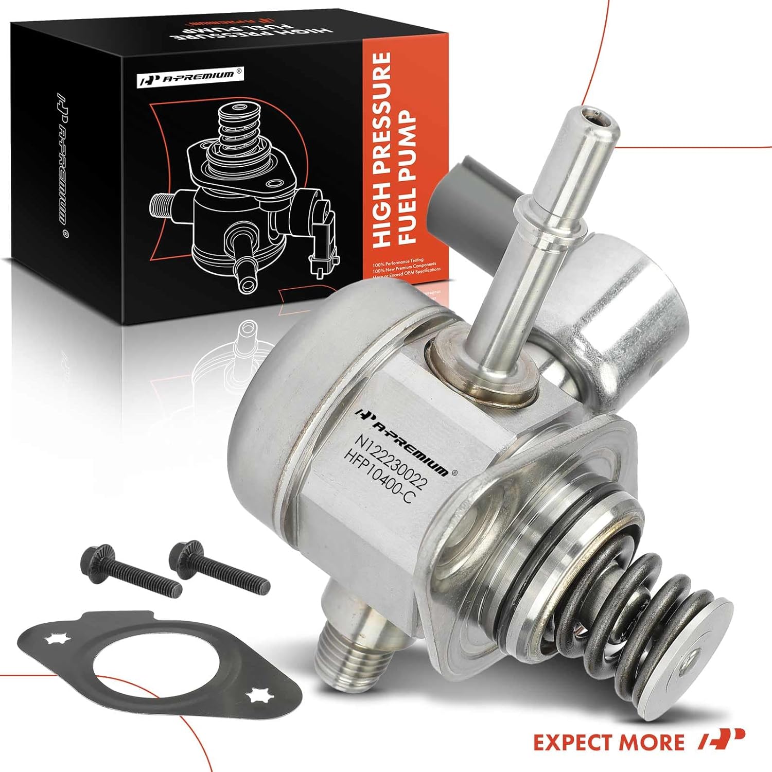 A-Premium Bomba de combustible de alta presión con sello compatible con Chevrolet Malibu 2013-2015, Malibu Limited 2016, Impala 2014-2019 y Buick