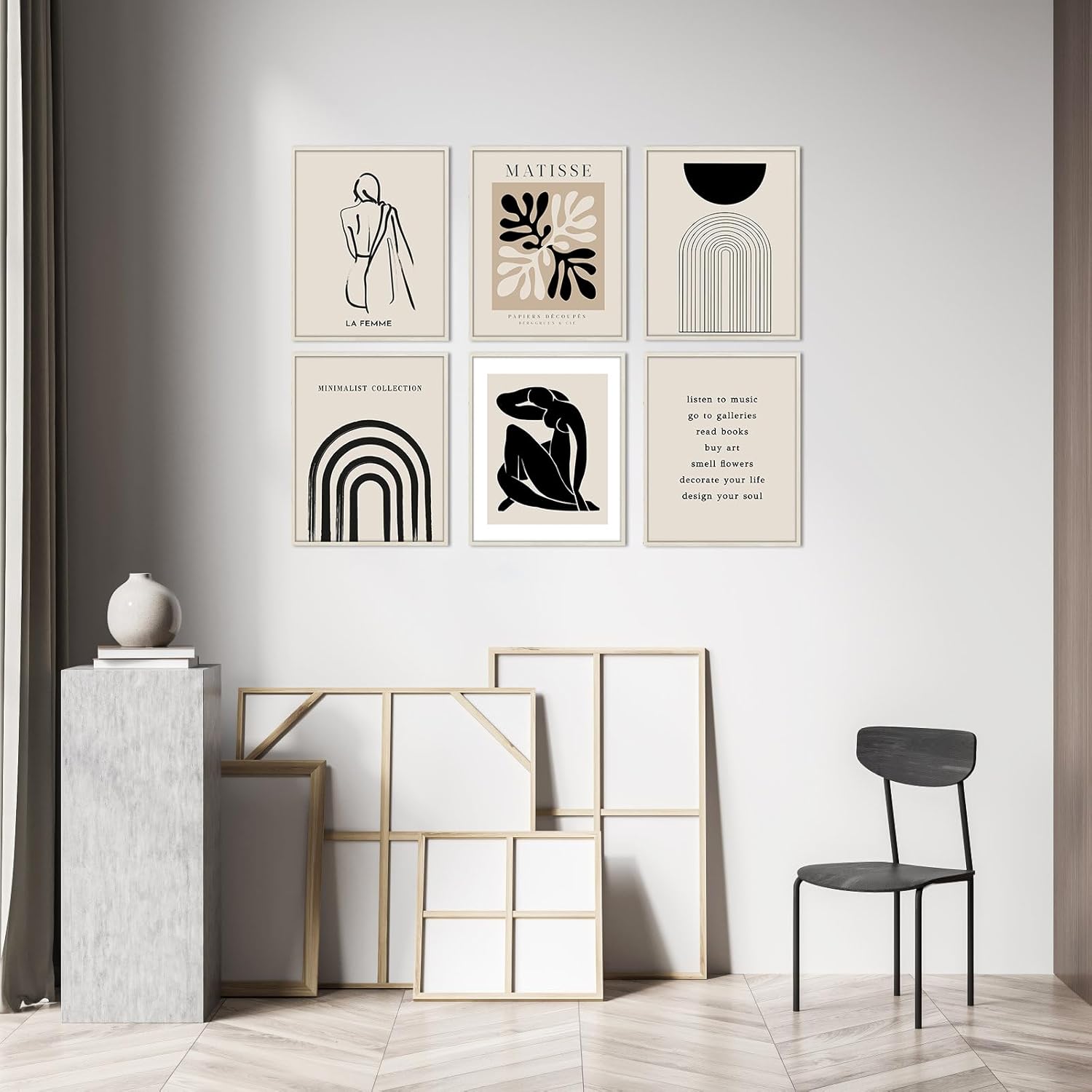 Matisse – Pósteres para estética de habitación, póster abstracto minimalista de pared, impresiones artísticas de pared de Matisse, carteles de