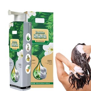 Extracto de planta puro de 6.8 fl oz para tinte de burbujas de color de cabello gris, champú de tinte para el cabello de burbujas para plantas, Extracto de planta puro de 6.8 fl oz para tinte de burbujas de color de cabello gris, champú de tinte para el cabello de burbujas para plantas,