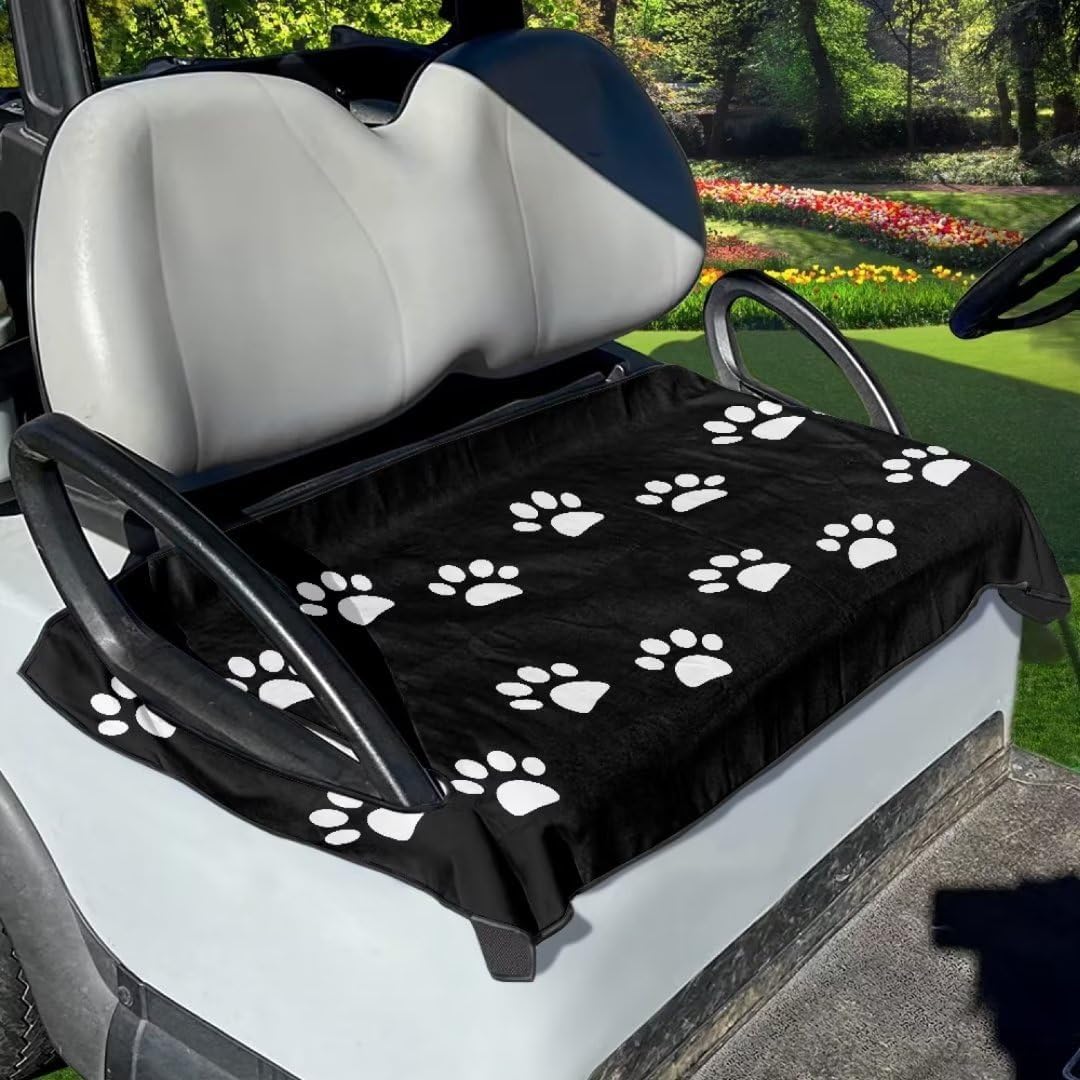 Fundas de asiento de carrito de golf, protector universal para asiento de coche de golf, cómodo y fácil de instalar y limpiar