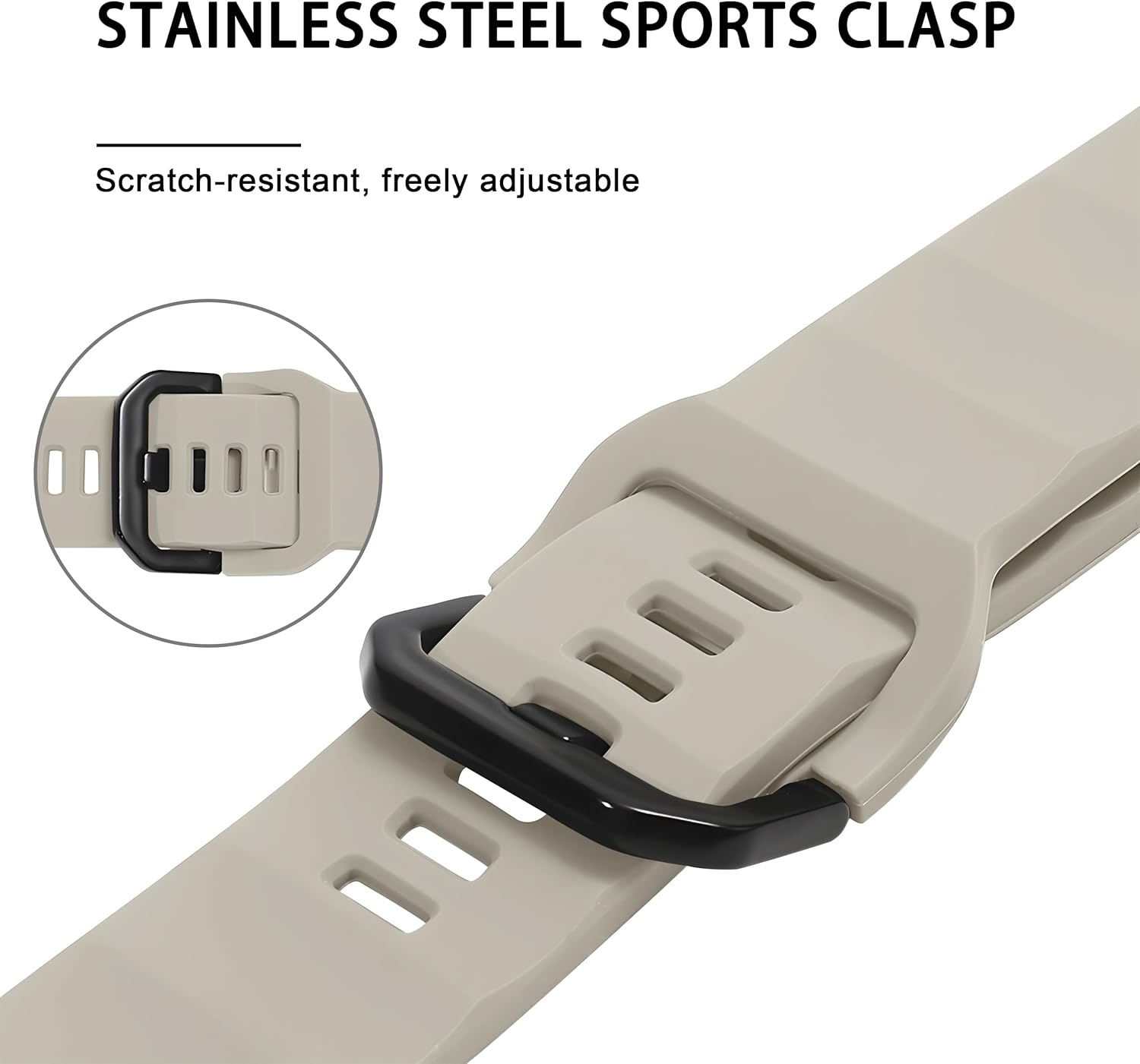 Correas compatibles con Apple Watch Band de 1.929 in, 1.772 in, 1.732 in, 1.654 in, para mujeres y hombres, correa deportiva impermeable para iWatch