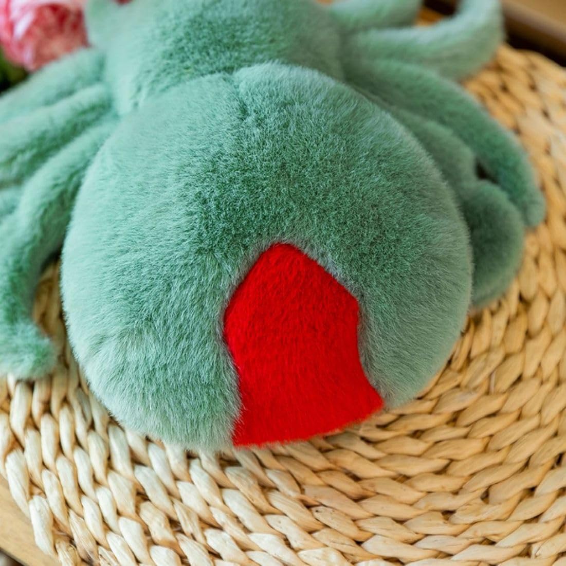 Juguete de peluche de araña, suave juguete de peluche Kawaii de Halloween de 10 pulgadas, decoración de regalo para niños y adultos (rosa)