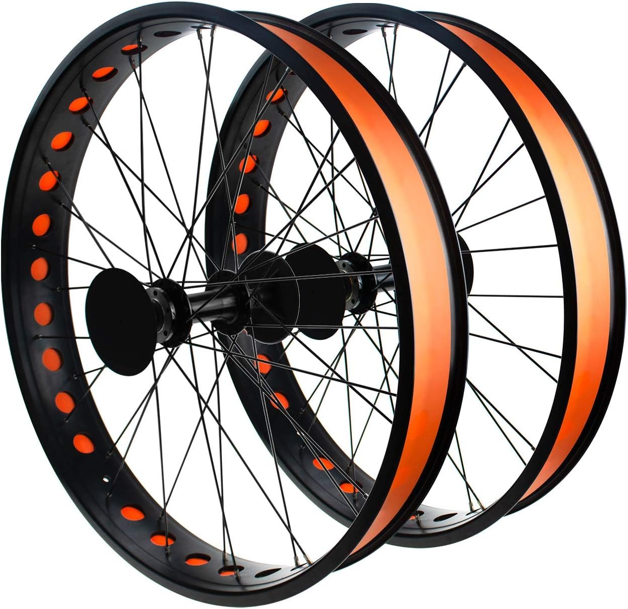 ADDMOTOR Cinta de llanta de 26 pulgadas, forro de neumático grueso de PVC, protector de cojín interior antipinchazos para bicicletas, 2 unidades