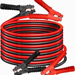 Cables de puente resistentes, cables de refuerzo de 4GA de 20 pies, cables de refuerzo de alta resistencia, baterías muertas o débiles para Cables de puente resistentes, cables de refuerzo de 4GA de 20 pies, cables de refuerzo de alta resistencia, baterías muertas o débiles para