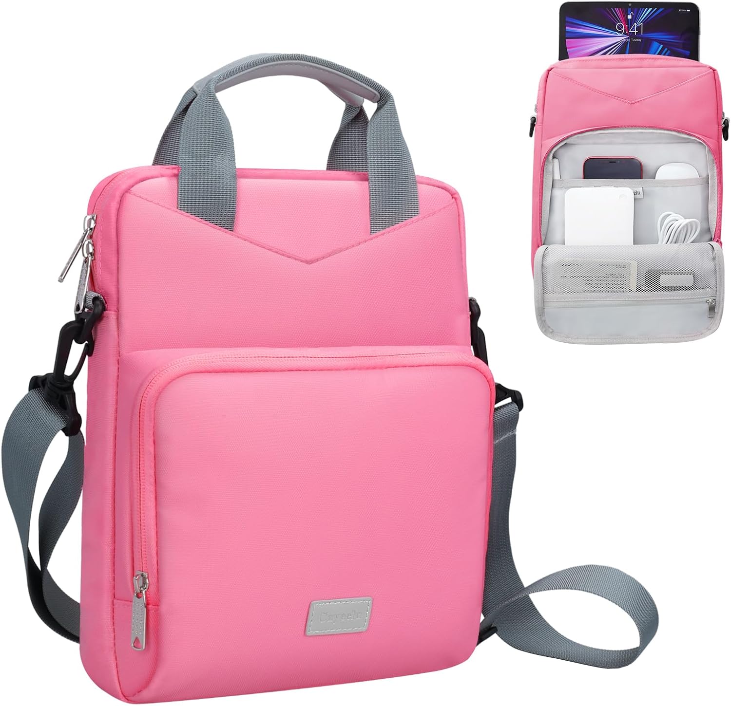 Bolsas de tableta de 9 a 11 pulgadas para mujer, funda acolchada de transporte para iPad Pro 11 (2022-2018), iPad 10.9 (10. generación), iPad Air