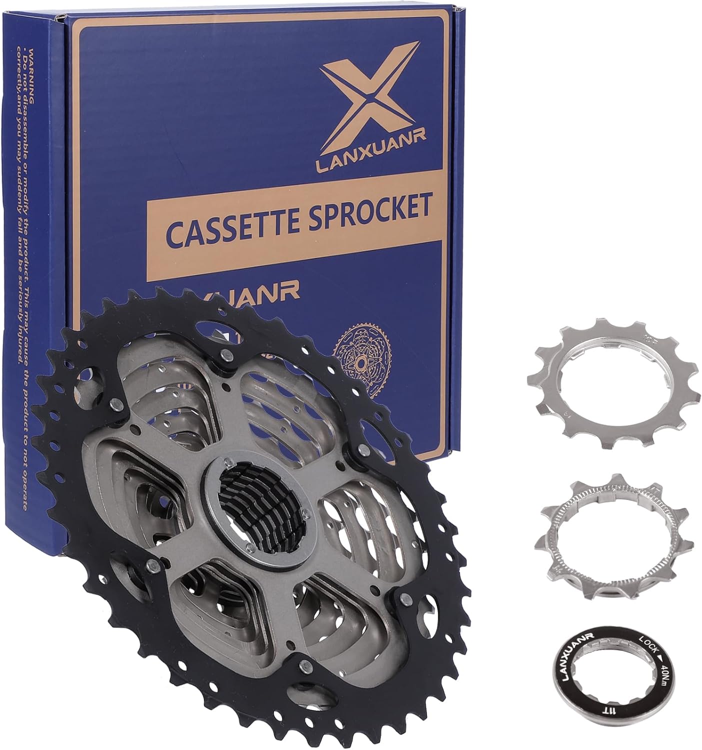 Casete de bicicleta de montaña de 11 velocidades apto para bicicleta MTB, bicicleta de carretera, súper ligero