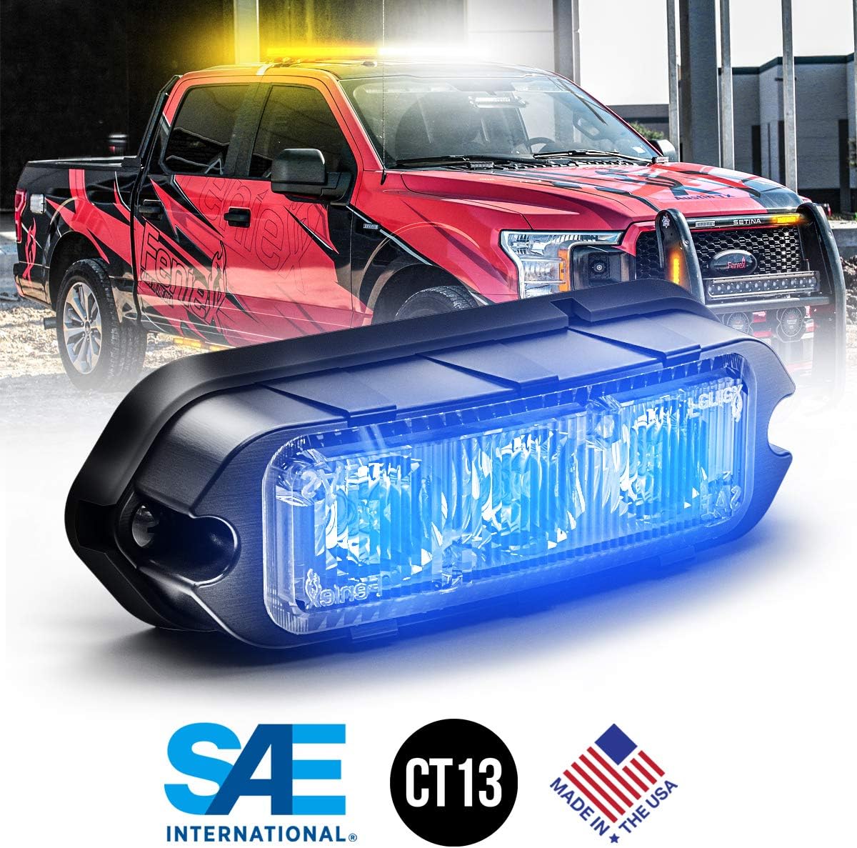 Feniex T3luz LED perimetral, Azul