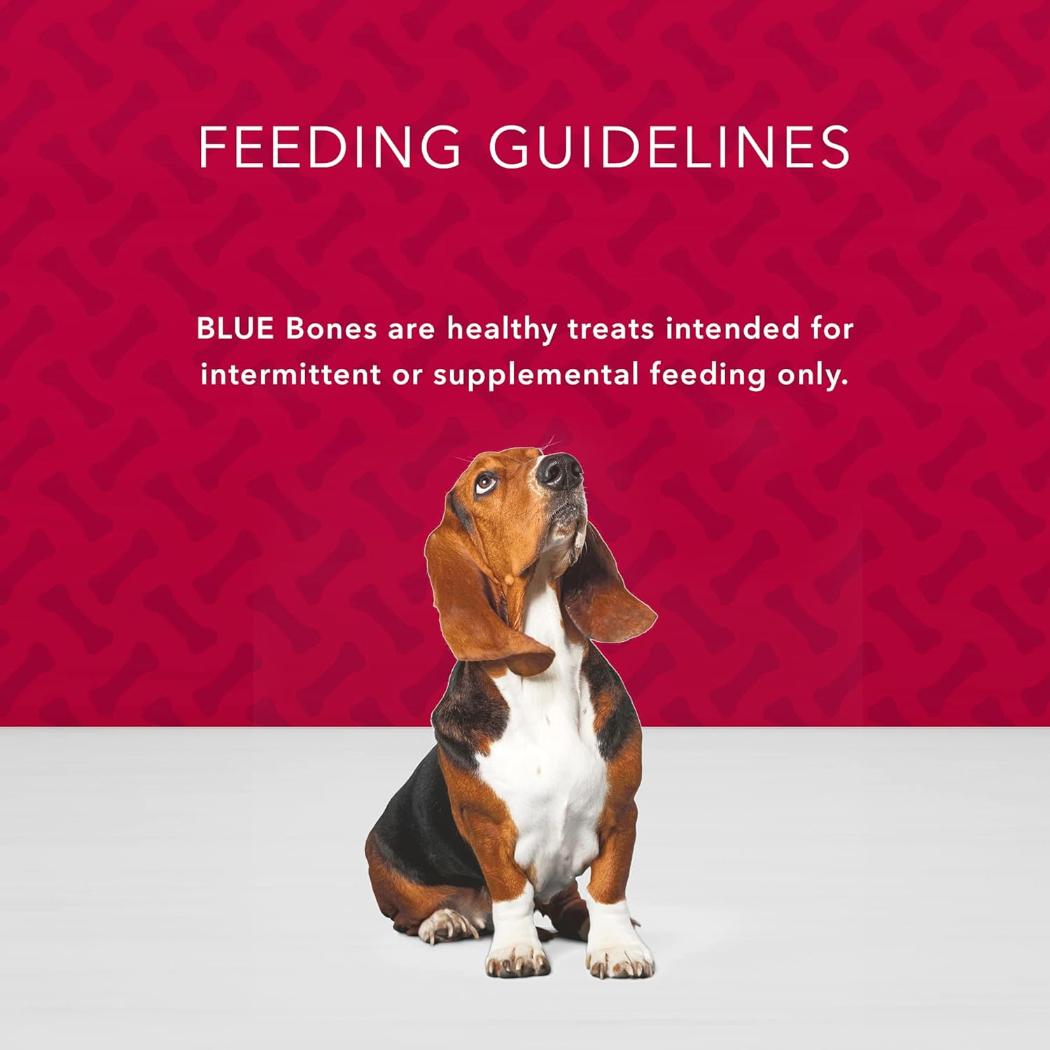 Blue Buffalo Bones – Golosinas naturales crujientes para perros, galletas grandes para perros, carne de res (bolsa de 16 onzas, 4 unidades)
