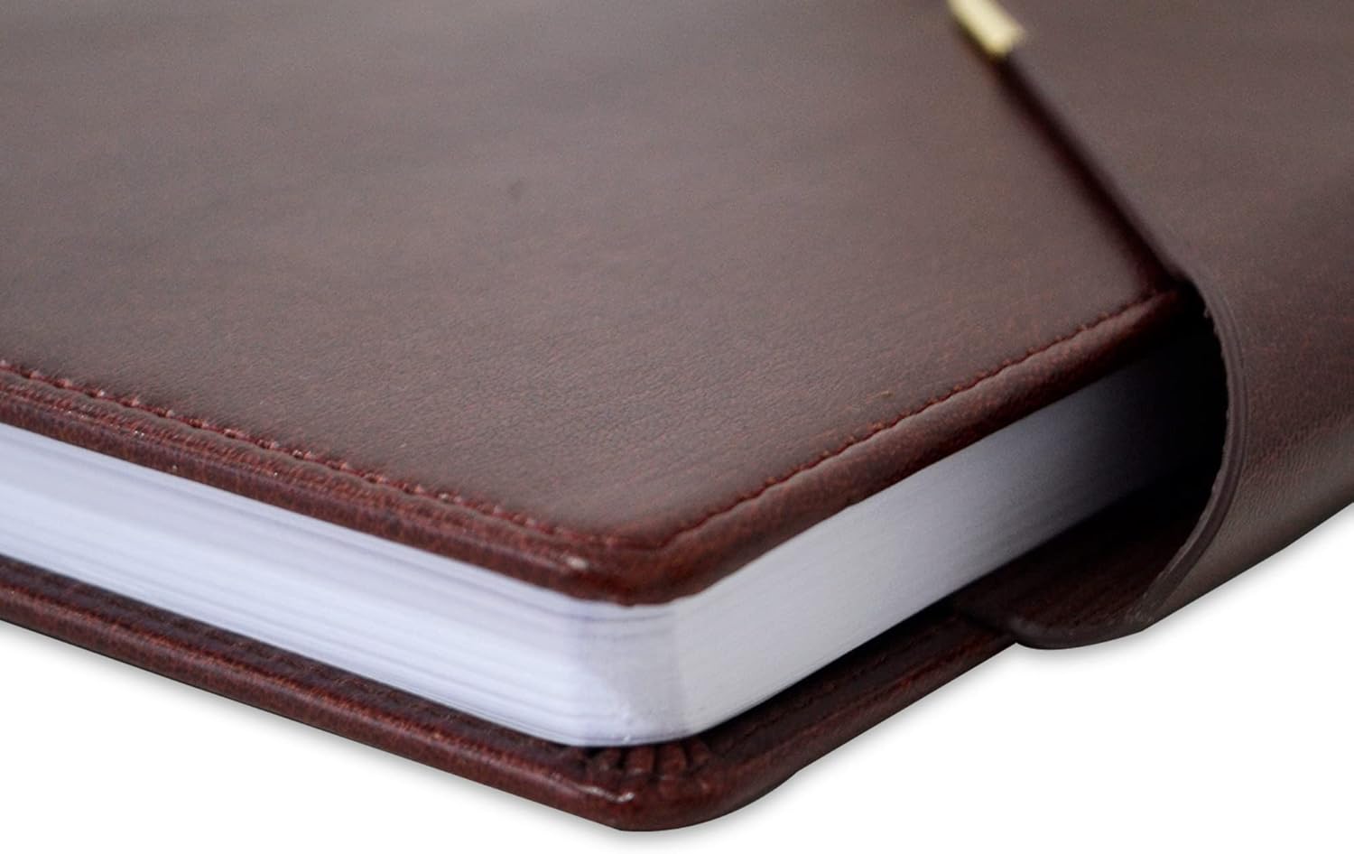 Agenda de oficina de lujo para hombres y mujeres, 288 páginas, planificador de papel grueso de 3.17 ozm, diario personal de tapa dura de cuero