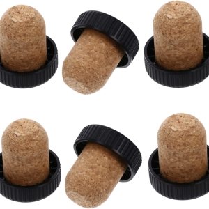 UPKOCH Sellador al vacío de corcho para botellas de vidrio Sous Vide con tapas, bebidas a granel, corchos de vino, tapones de corcho a granel, UPKOCH Sellador al vacío de corcho para botellas de vidrio Sous Vide con tapas, bebidas a granel, corchos de vino, tapones de corcho a granel,