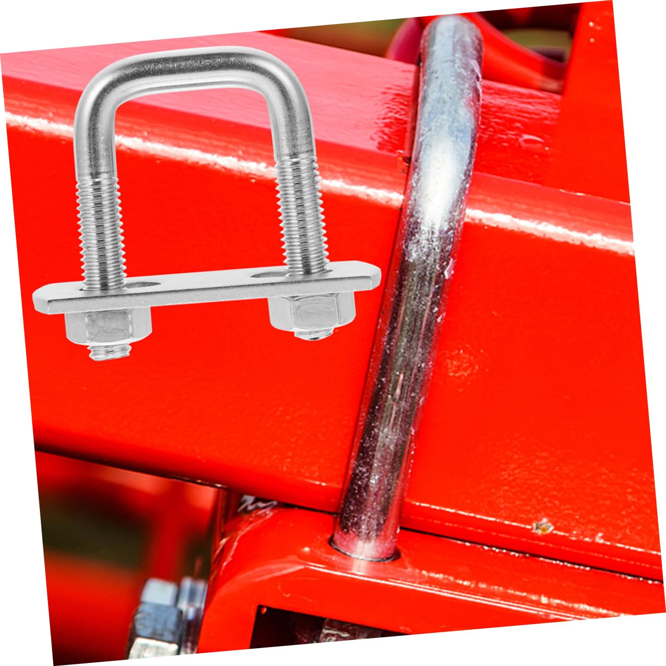 SOLUSTRE 4 unids U-Bolt Bolt U Bolt para Hardwares Antena Mástil Abrazadera Poste u Bolt Round Bend Bolt Reemplazo u Bolt Remolque u Tornillos