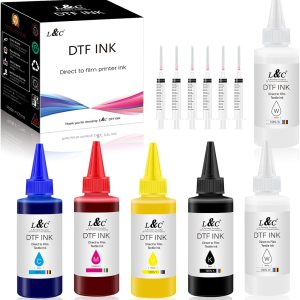 L&C Tinta DTF, tinta DTF para epson xp15000 DTF recarga de tinta de transferencia para et-8550 D570 l1800 R1390 xp15000 L805 Todas las impresoras L&C Tinta DTF, tinta DTF para epson xp15000 DTF recarga de tinta de transferencia para et-8550 D570 l1800 R1390 xp15000 L805 Todas las impresoras