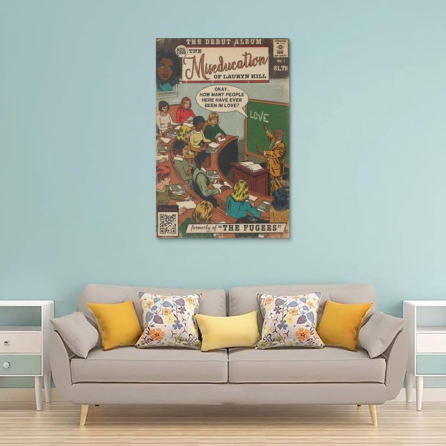 Póster de Lauryn Hill The Miseducation of Lauryn Hill, álbum de música, arte cómico, póster para habitación, arte de pared estético, decoración de