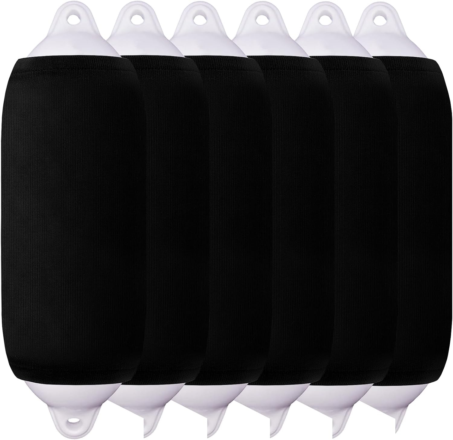 XMK Fundas para guardabarros de barco de 6 x 18 pulgadas, 8 x 22 pulgadas, 9 x 26 pulgadas, fundas de forro polar para guardabarros para parachoques