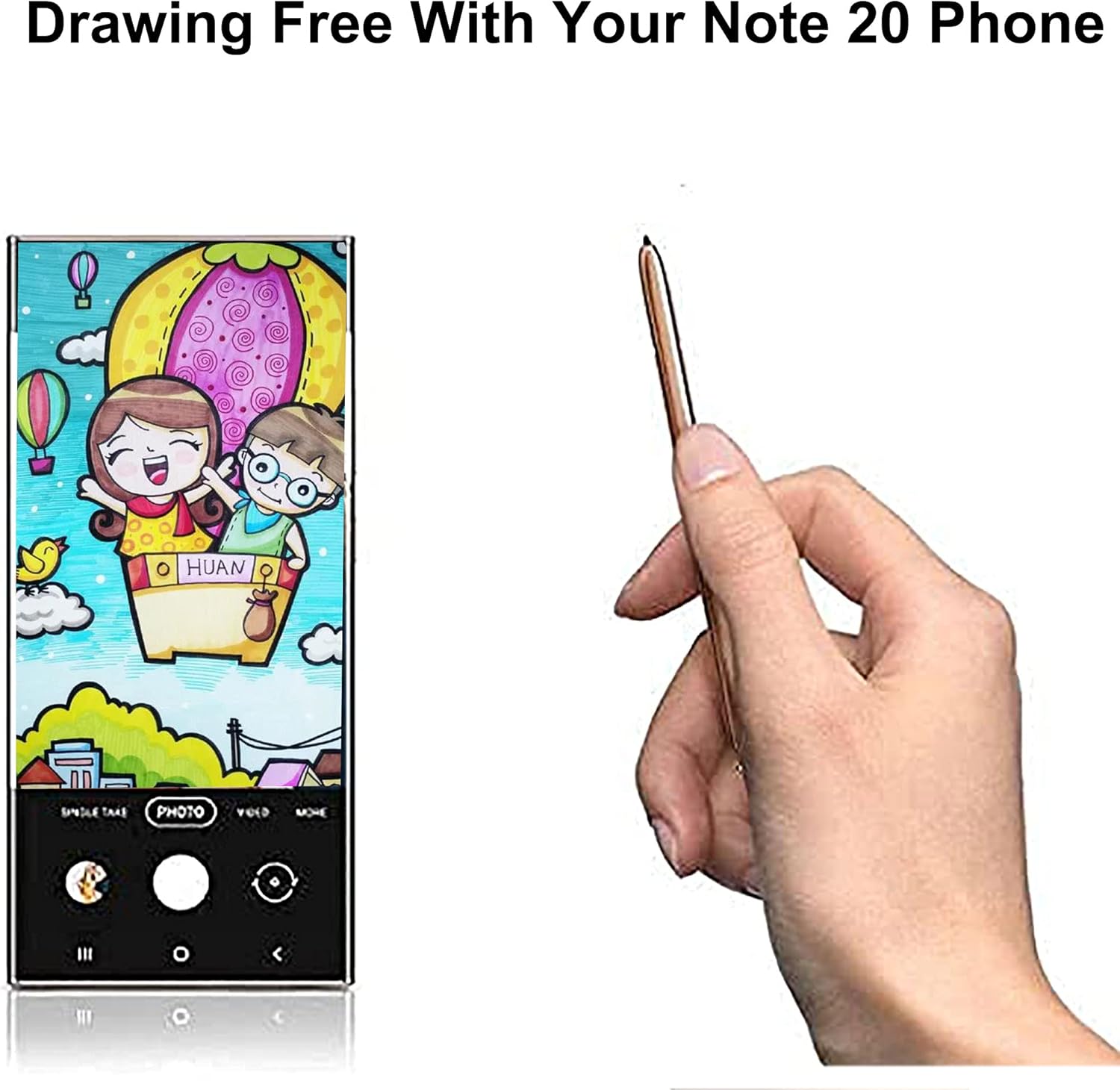Gold Note 20 Ultra – Lápiz capacitivo de repuesto Touch S Pen (sin Bluetooth) compatible con todos los portadores Samsung Galaxy Note 20  Note 20