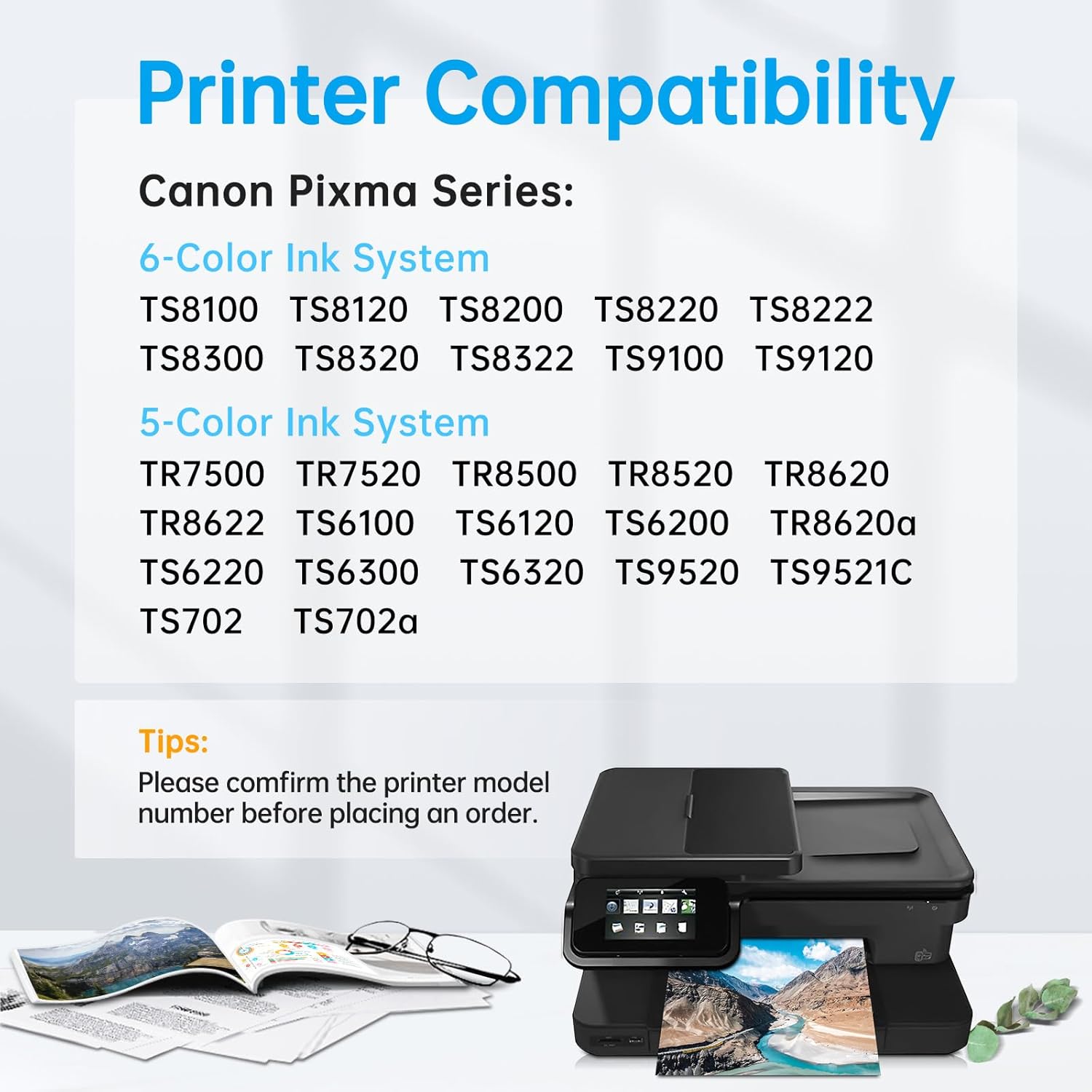 280 281 XXL Cartuchos de tinta de repuesto para Canon 280XL 281XL PGI-280 CLI-281 XXL Trabajo para Canon Pixma TR8620a TR8620 TR8520 TR8500 TR7520