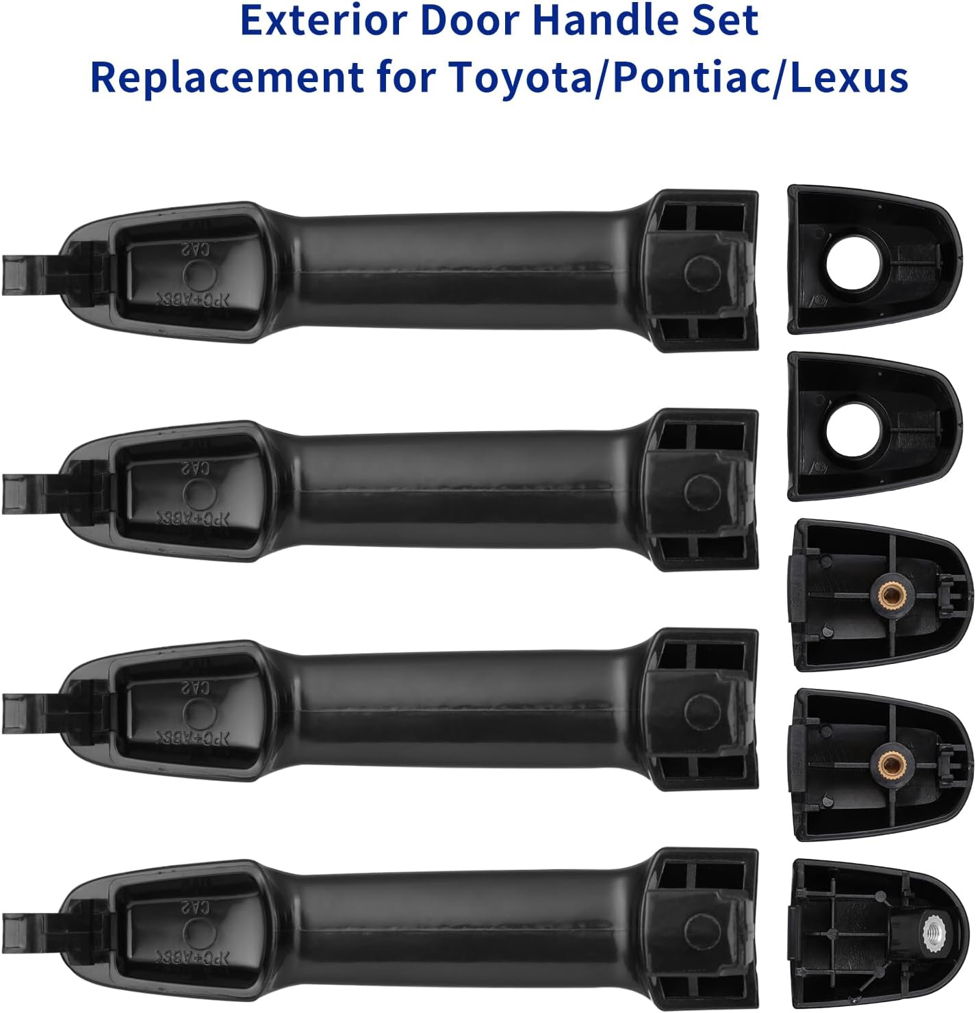 Manijas exteriores exteriores para Toyota Camry 2002-2006, Toyota Corolla 2003-2013, Toyota RAV4 2001-2012, Toyota Matrix 2003-2013, Pontiac Vibe