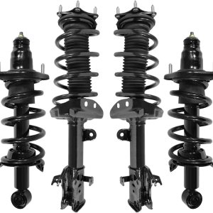COMPLETESTRUTS – Conjunto completo de puntal delantero y trasero con resortes helicoidales de repuesto para Honda CR-V 2007-2011 – Juego de 4 COMPLETESTRUTS – Conjunto completo de puntal delantero y trasero con resortes helicoidales de repuesto para Honda CR-V 2007-2011 – Juego de 4