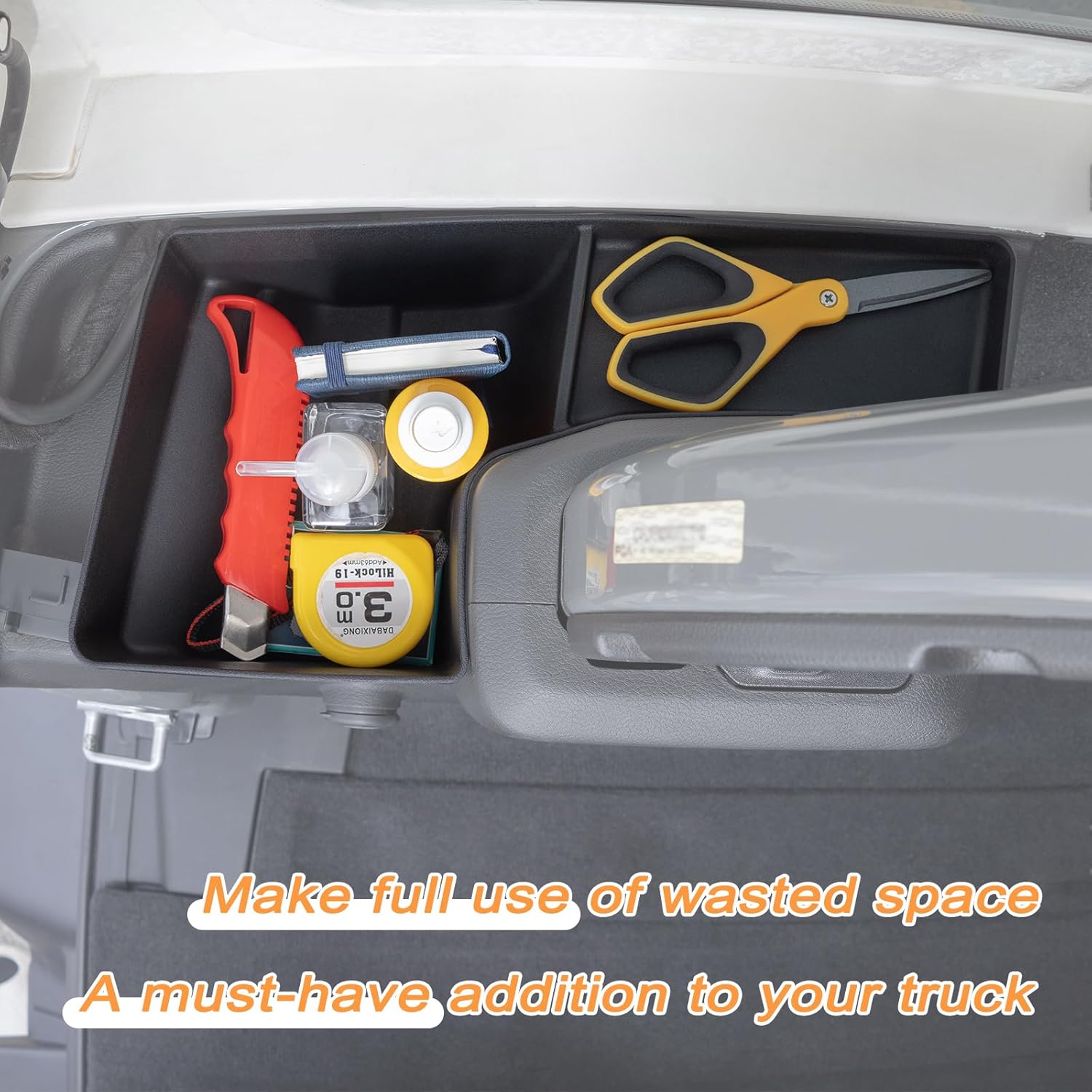 Bandeja organizadora de maletero trasero compatible con Jeep Wrangler JL JLU 2018-2022 2023, accesorios de 24 puertas, maletero trasero,