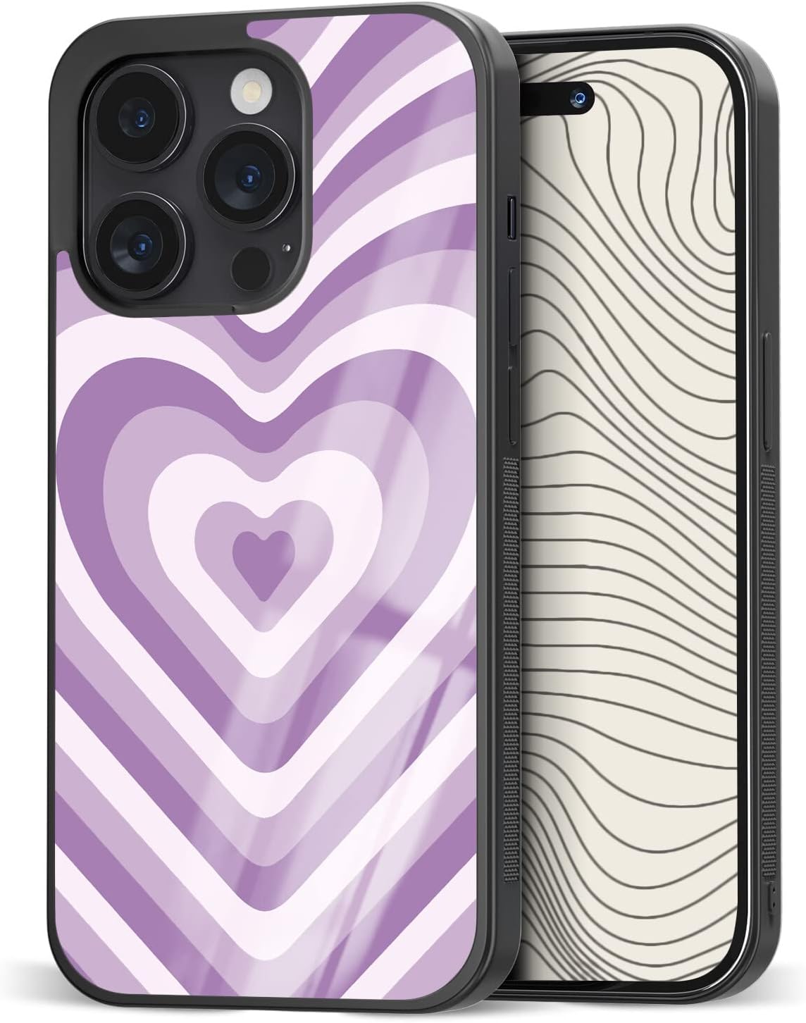 Love Hearts – Fundas de teléfono a la moda, lindas para niñas, estéticas, para iPhone 11, 12, 13, 14 Pro Max Plus Mini Xr Xs, Samsung Note 7, 8, 9,