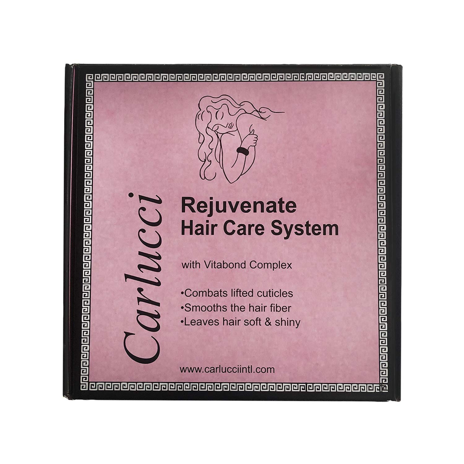 Carlucci Kit de sistema de cuidado del cabello rejuvenecedor, para cabello opaco, decolorado
