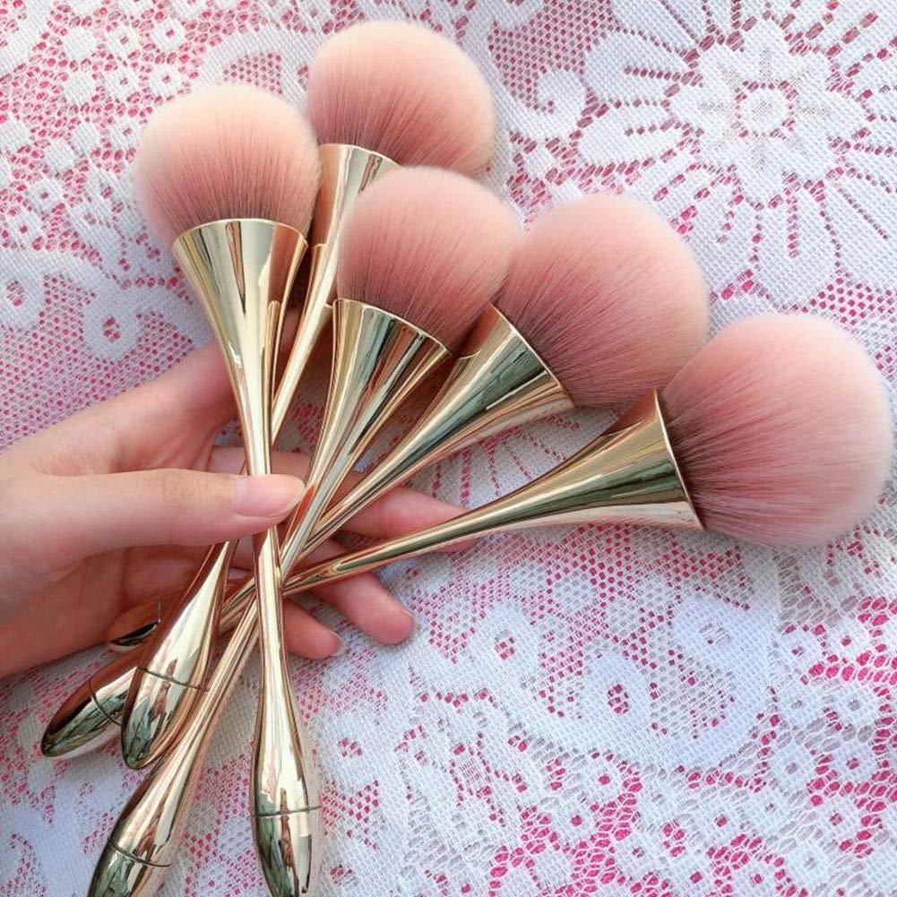3 piezas de cepillo removedor de polvo para arte de uñas, cepillo suave acrílico para manicura y arte de uñas, cepillo limpiador de polvo para