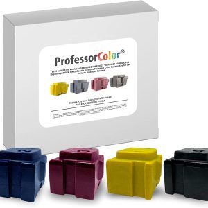 ColorCube 8570 o 8580 – Juego de 4 colores (4 tintas reempaquetadas con llave de derivación ColorCube 8570 o 8580 – Juego de 4 colores (4 tintas reempaquetadas con llave de derivación
