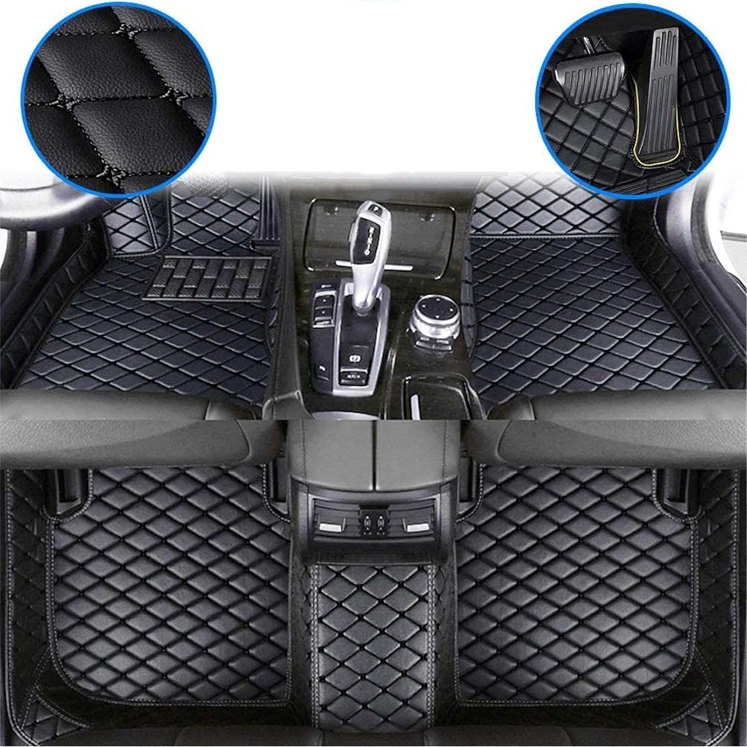 Alfombrillas de auto para Chevrolet Aveo2008-2010 años de cobertura completa, almohadilla para pies para todo tipo de clima, antideslizante,