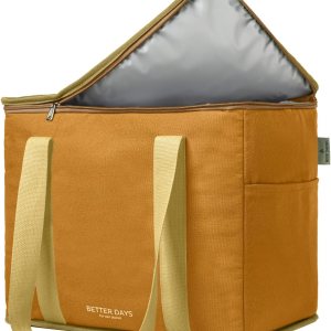 Nook Theory Bolsa de comestibles reutilizable aislada  a prueba de fugas, bolsa térmica grande aislada  Bolsas de compras aisladas para comestibles Nook Theory Bolsa de comestibles reutilizable aislada  a prueba de fugas, bolsa térmica grande aislada  Bolsas de compras aisladas para comestibles