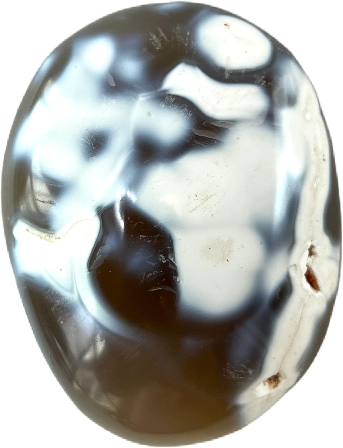 ORCA Jaspe Palmstones Único Piedras de Meditación, Piedras de Preocupación, Cristales Curativos, Herramientas Reiki, Patrones Únicos, Alta Calidad