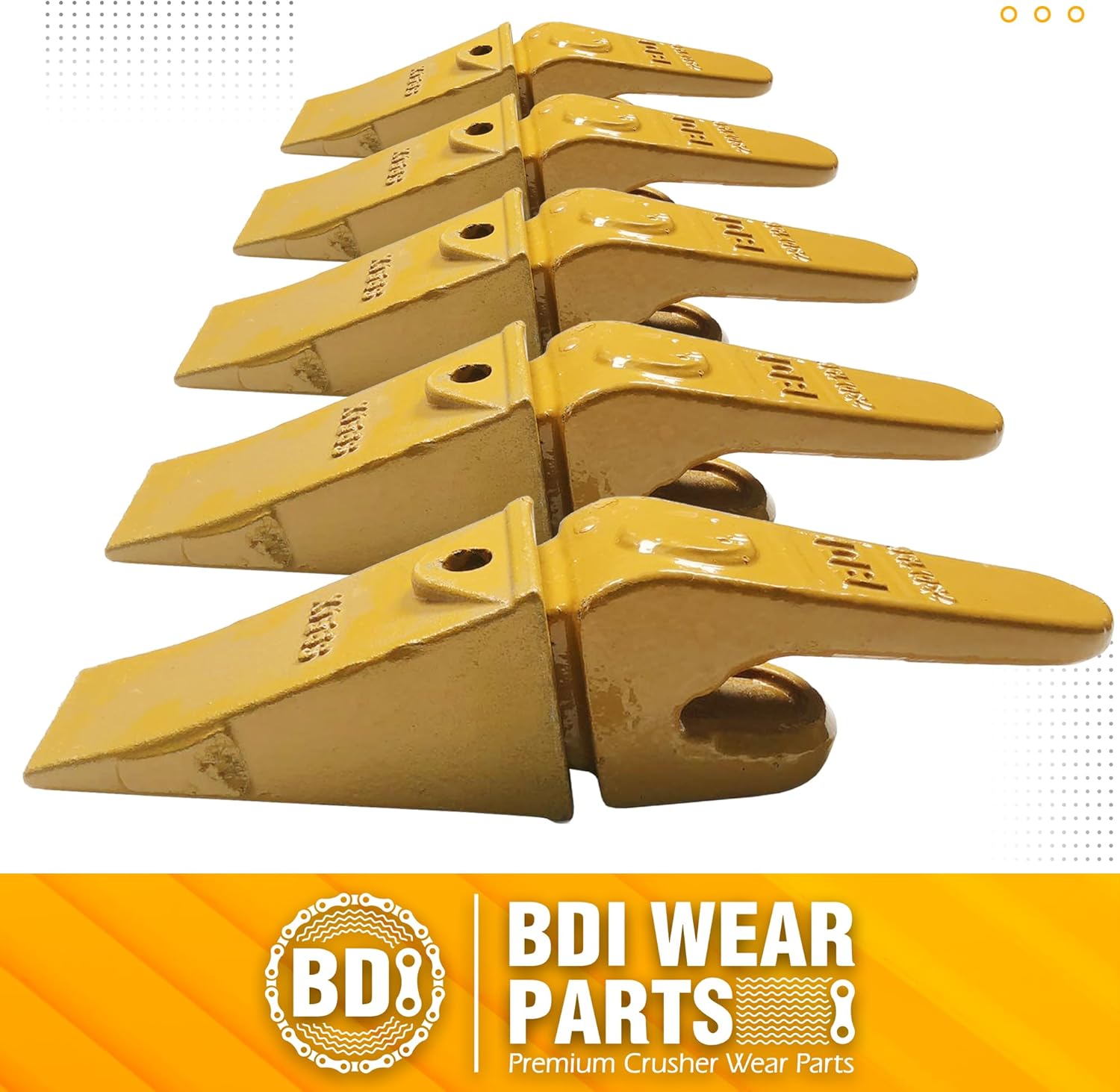 BDI Wear Parts Montaje 230 x 156 retroexcavadora, dientes de cucharón X156S, P156 Flex Pin Bobcat Skid Steer estilo oruga para mini excavadora –