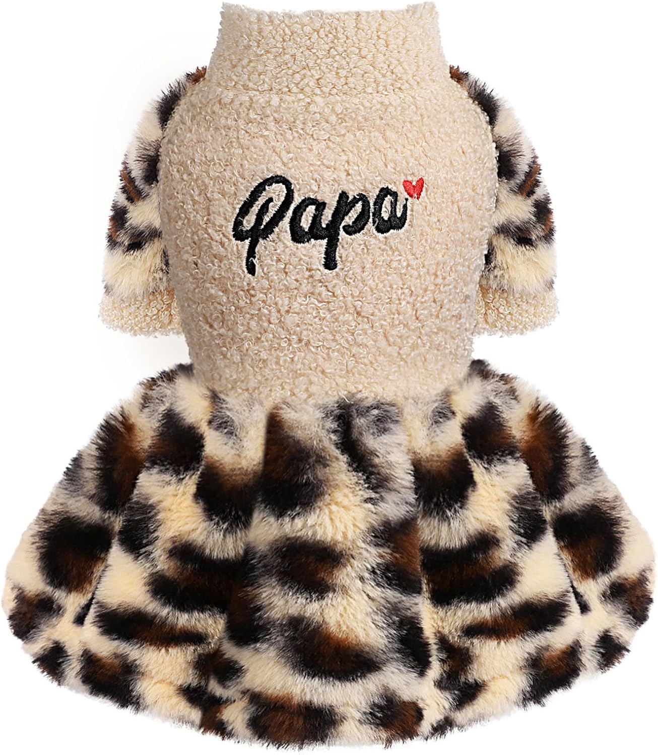 Vestido de invierno a cuadros para perro, lindo suéter de forro polar cálido para perros pequeños, vestidos de cachorro rosa, ropa para chihuahua