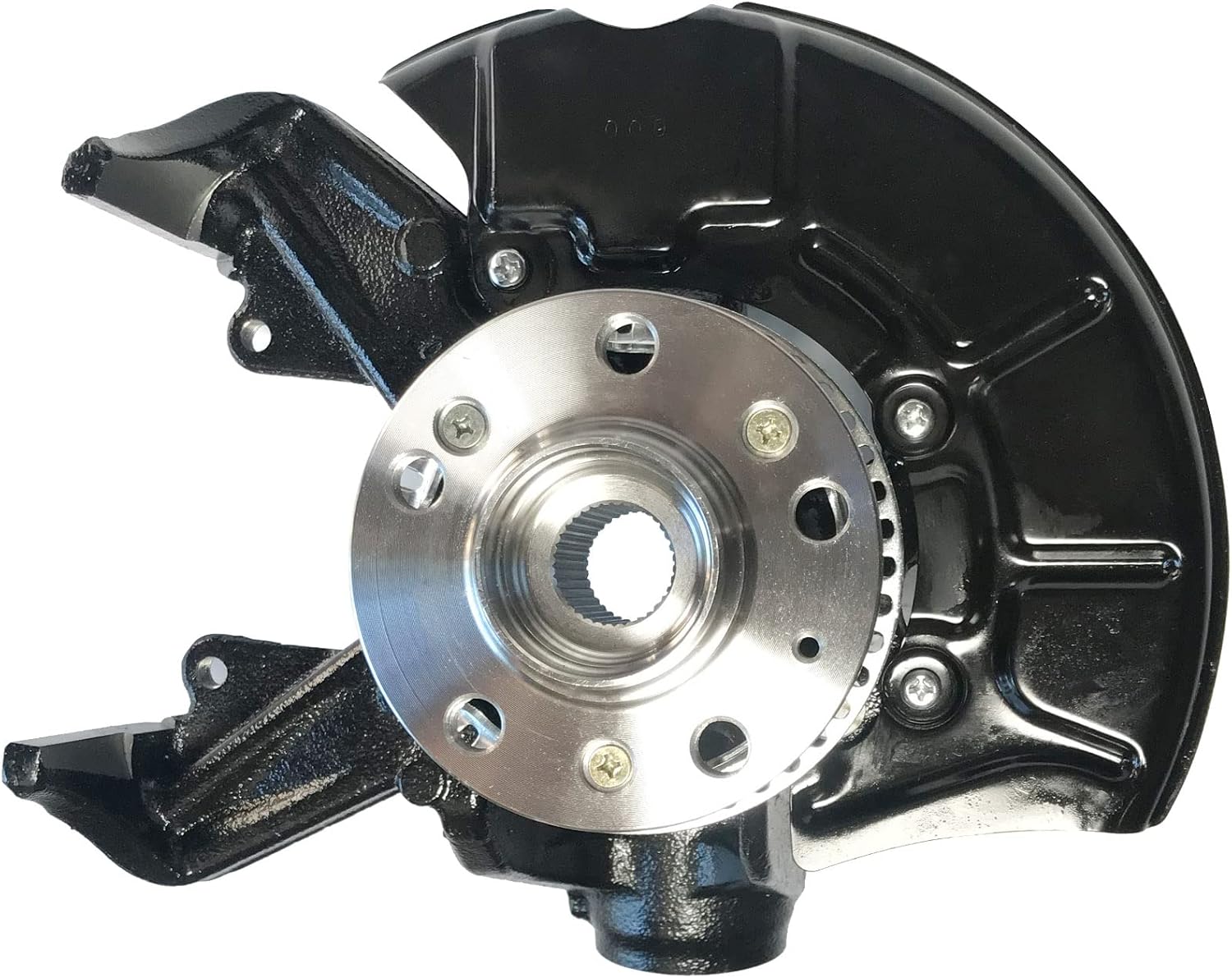 BRTEC Conjunto de cubo de rueda de dirección del lado del pasajero delantero derecho para Volkswagen Beetle 1998-2010, 1999-2006 para Volkswagen