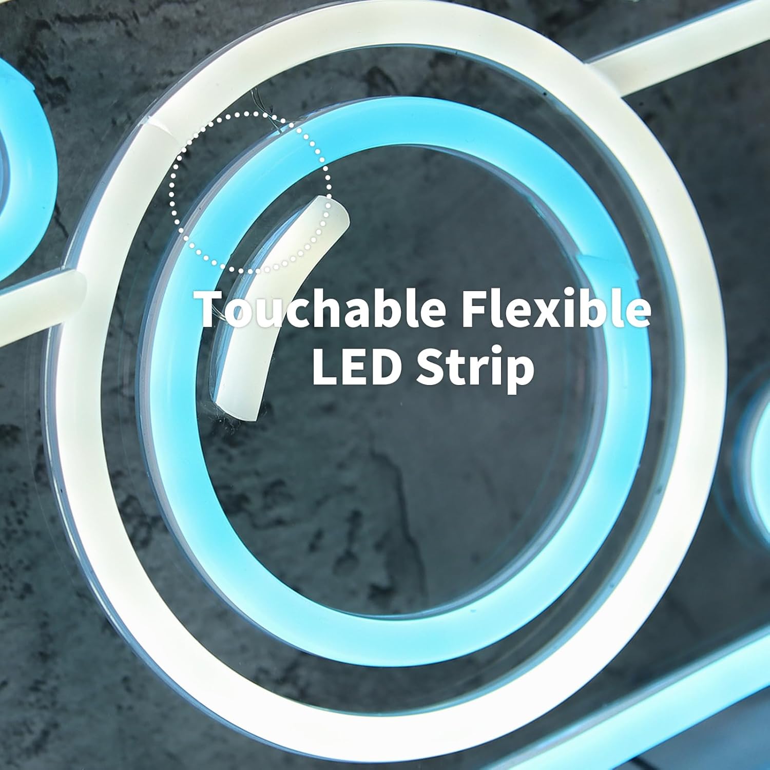 MOLCOVEX Letreros de neón de mal de ojo, letrero de neón de corazón para decoración de pared de dormitorio, luces LED de neón hechas a mano, sala de