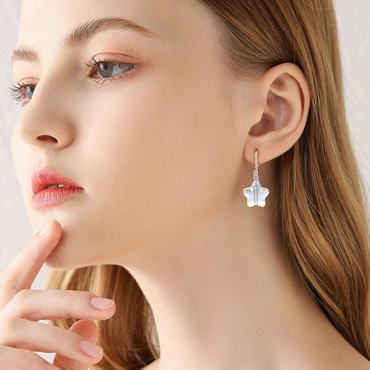 200 cuentas de estrella de cristal para hacer joyas, pulseras de estrella de cristal de EVERMARKET a granel, cuentas sueltas de estrella de color