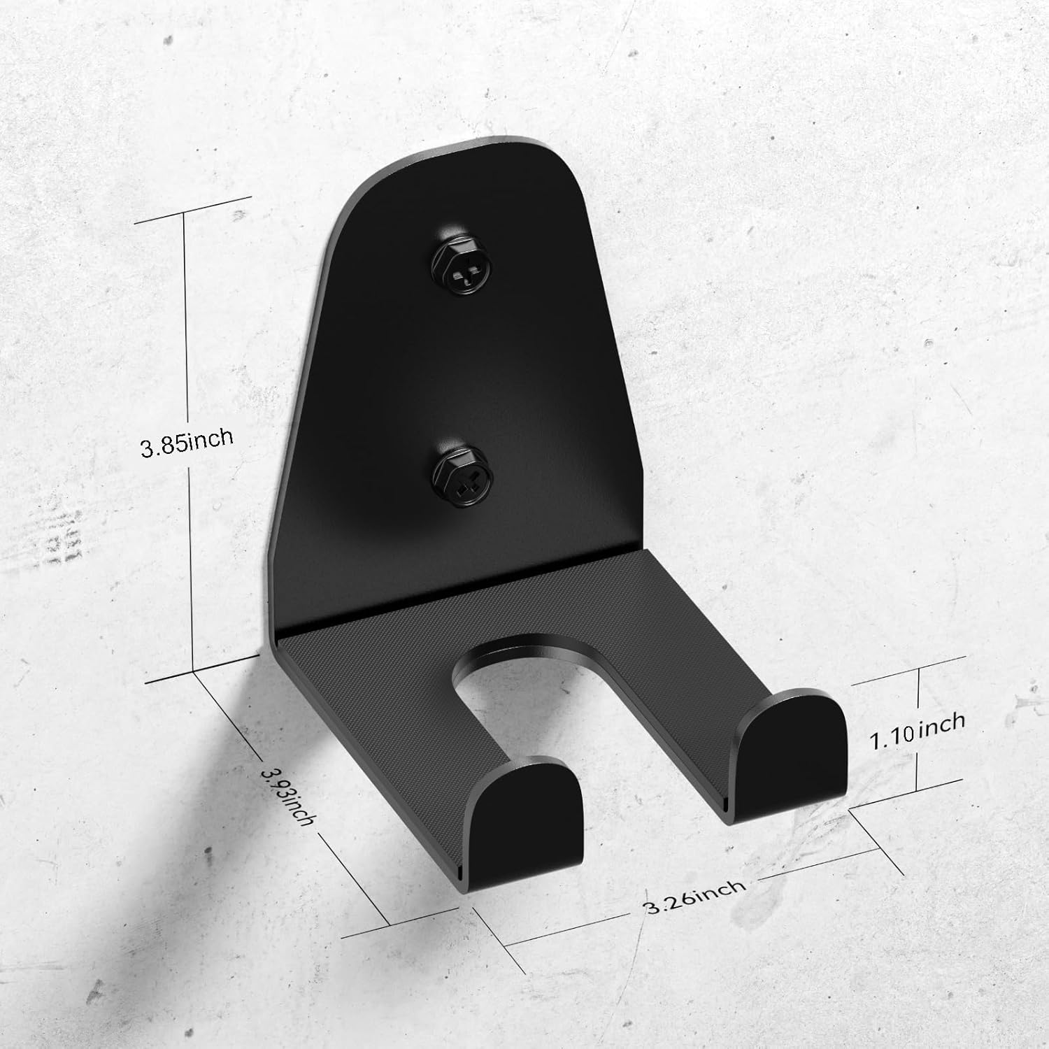 Soporte olímpico para barra, barra de gimnasio para garaje, estante de montaje vertical, revestimiento de polvo negro, accesorio de gimnasio