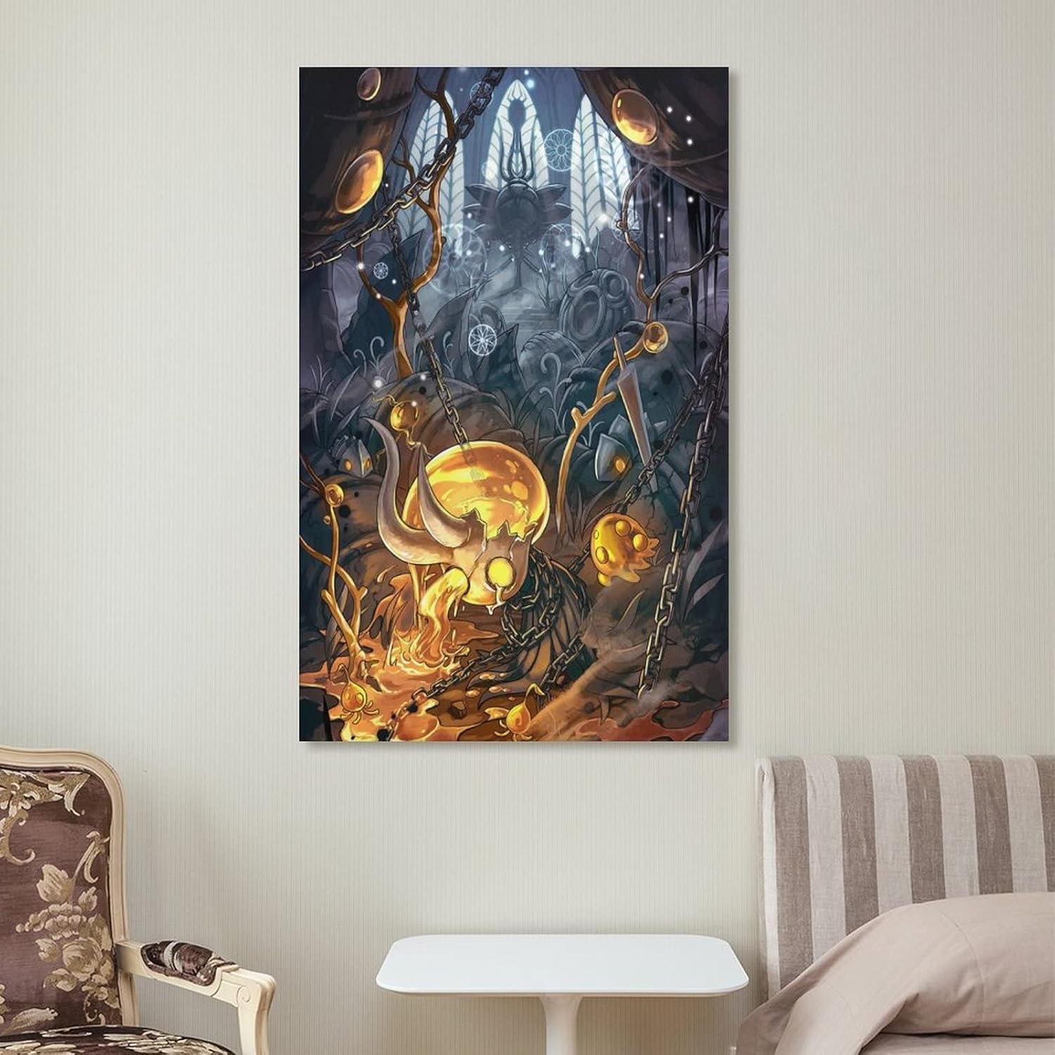 SNKB Póster de caballero hueco, pintura decorativa, lienzo, arte de pared, para sala de estar, dormitorio, 08 x 12 pulgadas (7.9 x 11.8 in)