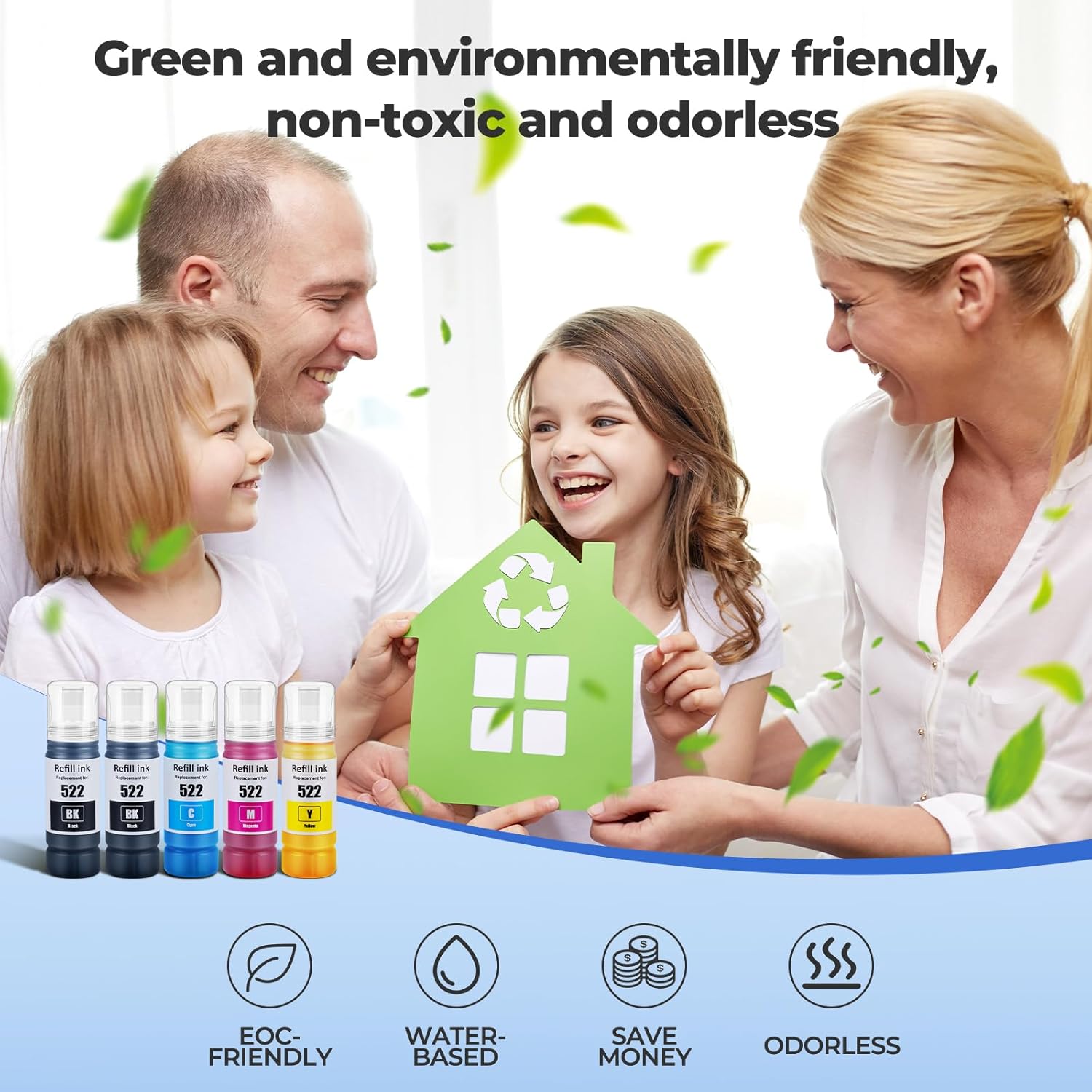 522 botellas de repuesto de tinta ET-2800 ET-4800 ET-2400 ET-2803 repuesto de repuesto de tinta para botellas de repuesto de tinta Epson 522