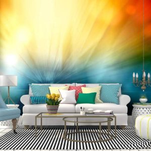 Mural de pared Motion Blur Abstract Background Azul, Rojo, Amarillo Turquesa con Bokeh Peel and Stick Papel pintado autoadhesivo Papel tapiz Mural de pared Motion Blur Abstract Background Azul, Rojo, Amarillo Turquesa con Bokeh Peel and Stick Papel pintado autoadhesivo Papel tapiz