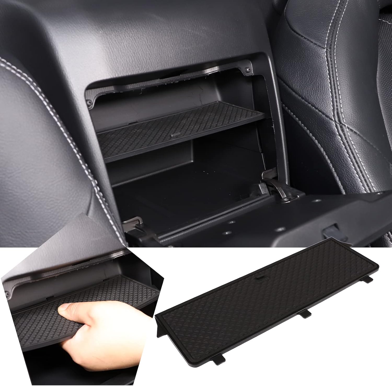 Accesorios de automóvil ABS para consola central de guantes, bandeja organizadora de guantes, caja de clasificación compatible con Mazda MX-5 RF