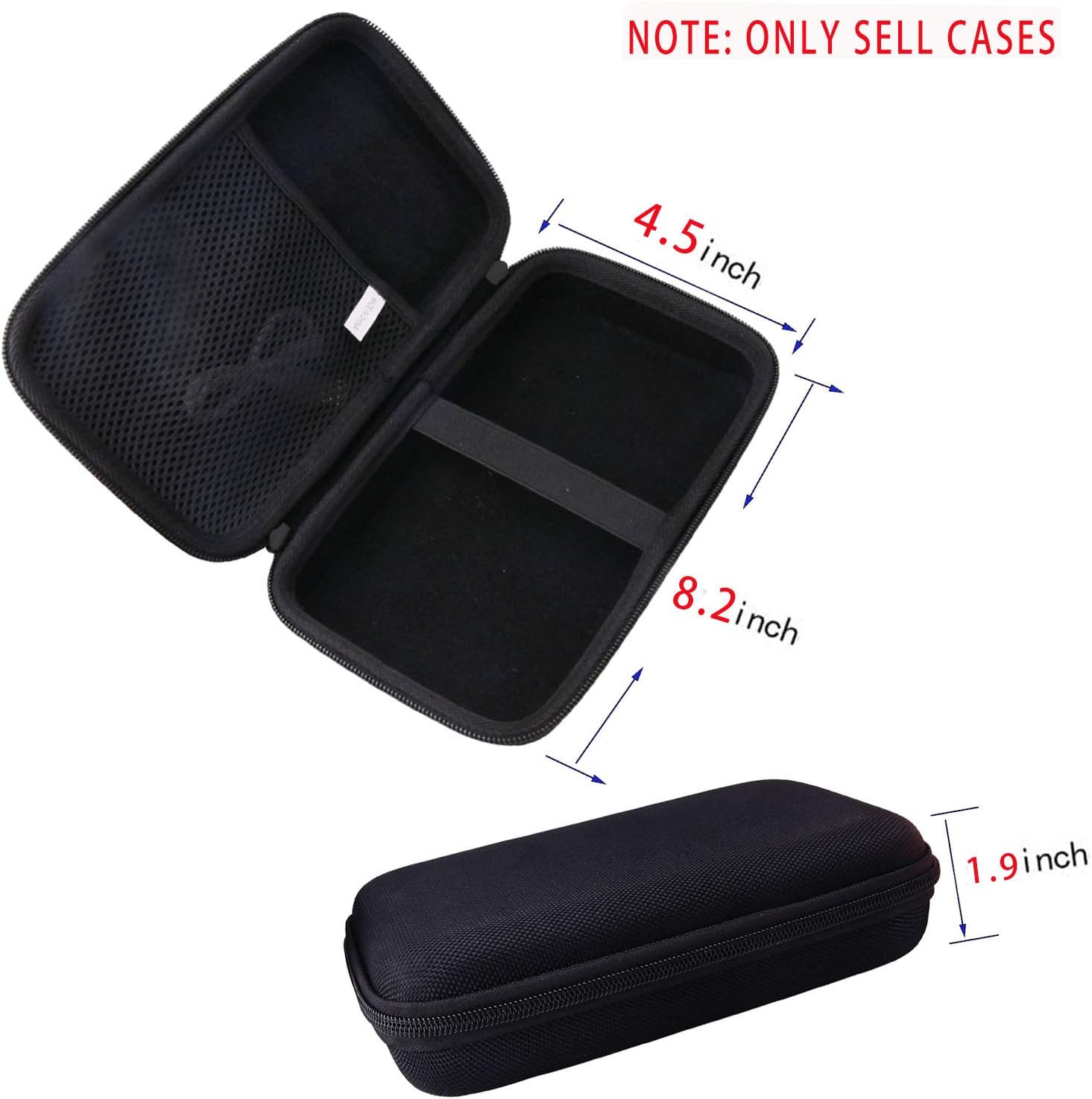 Funda de transporte rígida de EVA para micrófono vocal dinámico cardioide Shure SM58, marca Shure para múltiples modelos de micrófonos