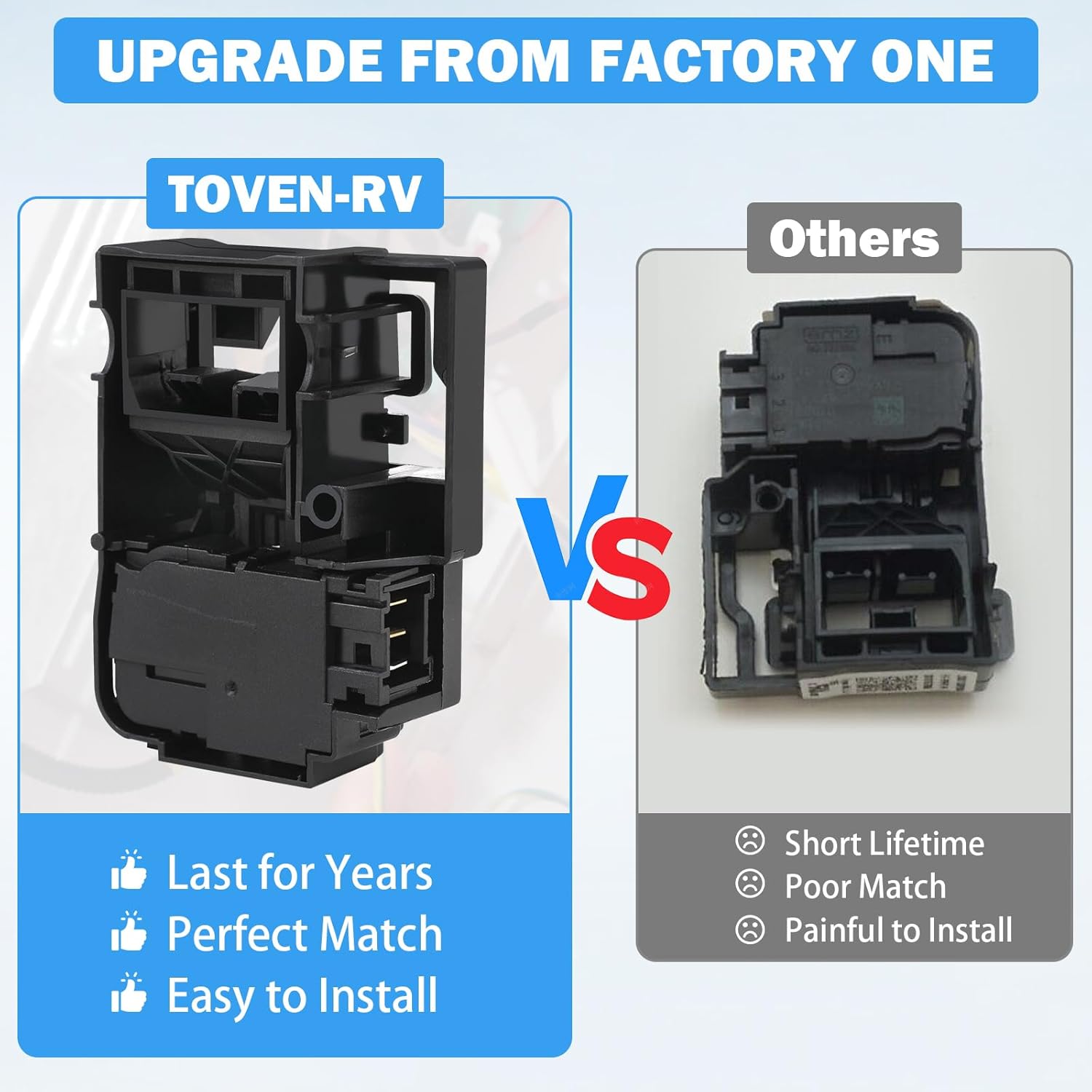 WH01X27954 Interruptor de bloqueo de tapa de lavadora compatible con GE y Hotpoint Piezas de repuesto para cerradura de puerta de lavadora