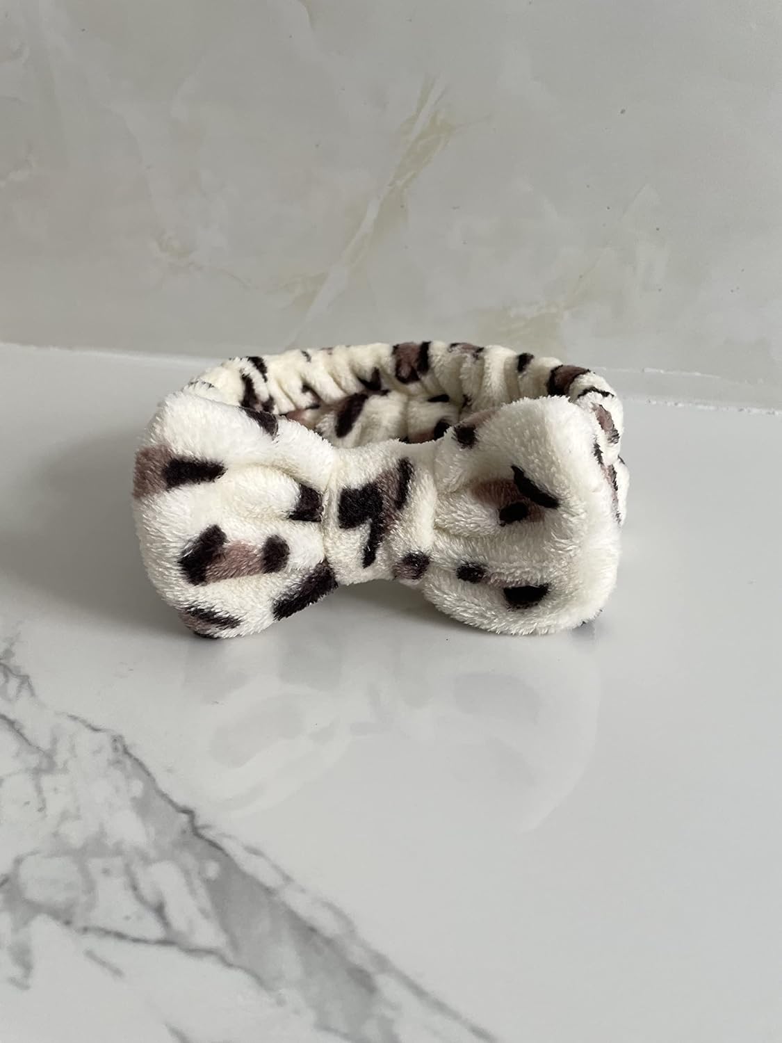 Juego de 7 bandas de baño de spa para muñecas, 6 toallas absorbentes para lavar la cara y maquillaje facial, diadema con bolsa de lavandería,