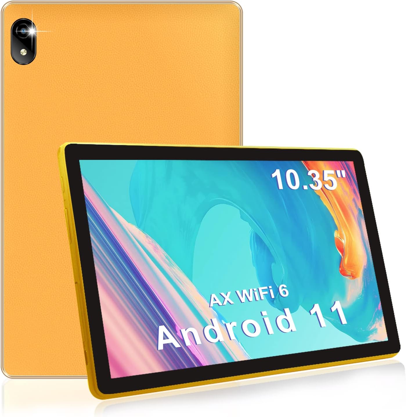 Tablet de 10 pulgadas, tableta Android AX WiFi 6+2.4 y 5GWifi, 3 GB de RAM 32 GB de almacenamiento ROM, pantalla IPS HD 1332 x 800, procesador de