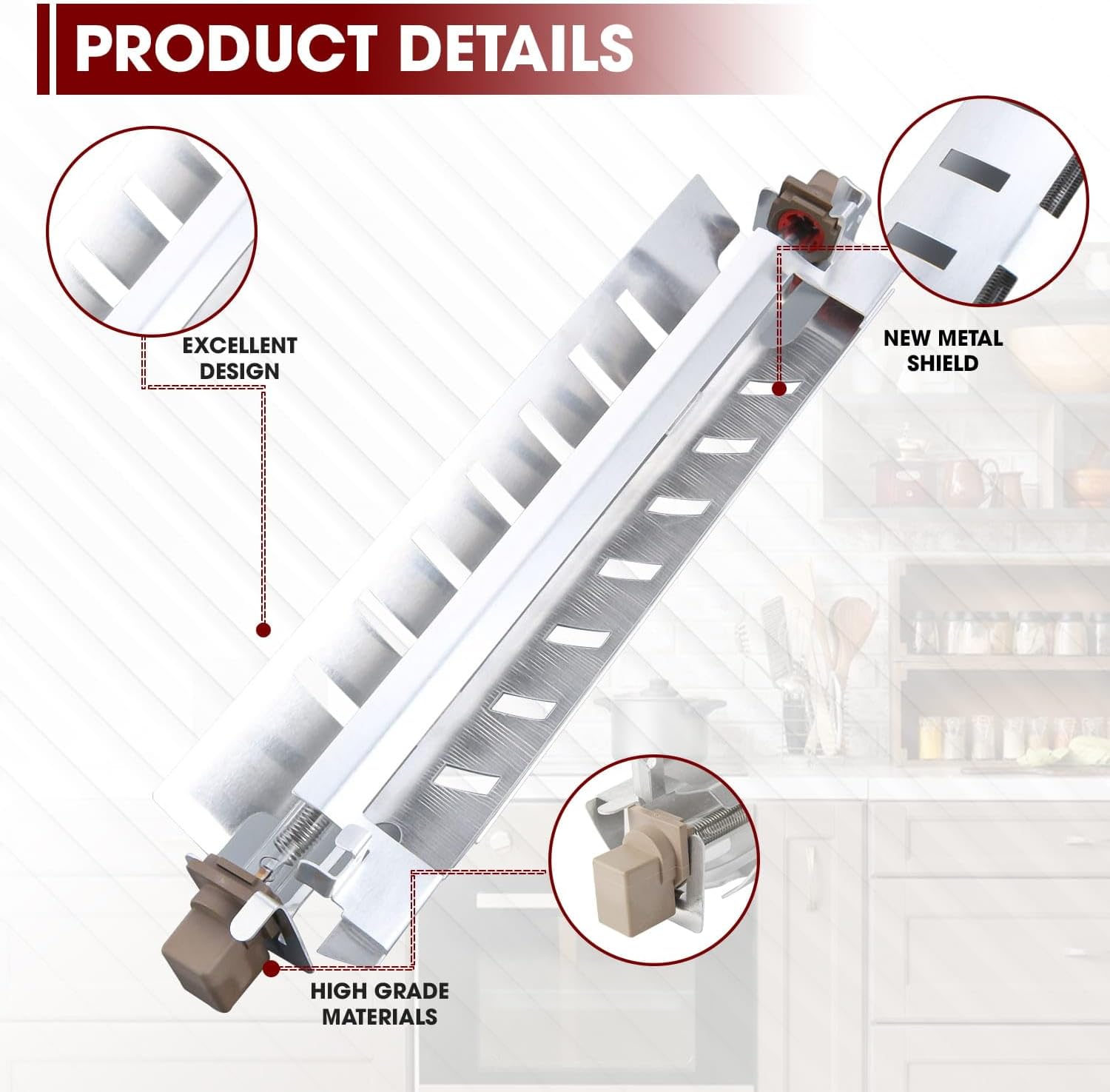 Seentech Calentador de descongelación WR51X10055, sensor de temperatura WR55X10025, termostato de descongelación WR50X10068 – Refrigeradores GE y