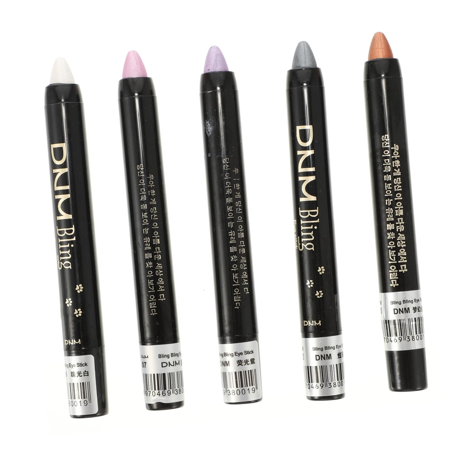 5 unids sombra de ojos nacarada lápiz crema traje flash sombra de ojos palos conjuntos brillo sombra de ojos palo colorido mujeres cosméticos pasta
