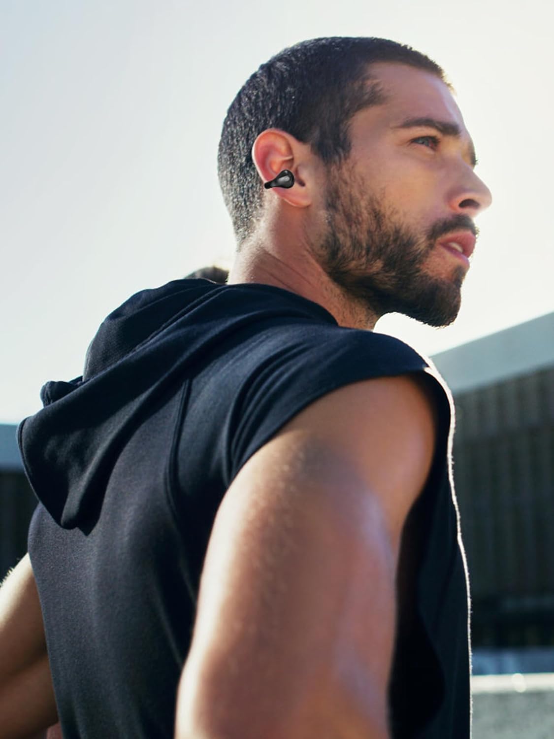 Auriculares de oído abierto, auriculares deportivos Bluetooth, auriculares abiertos, auriculares inalámbricos mini para ciclismo, conducción,