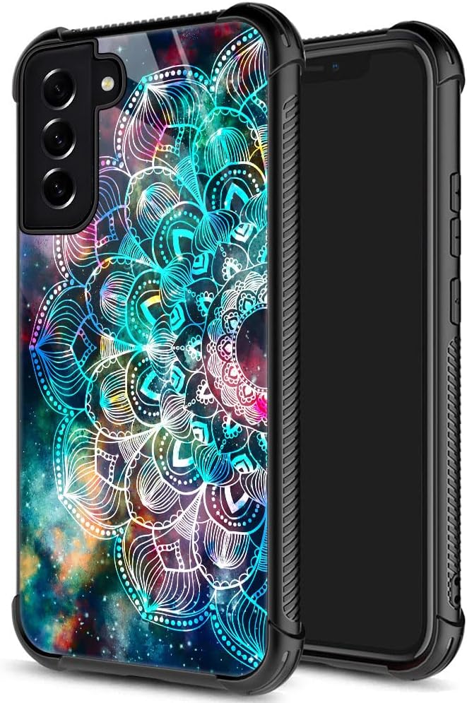 Funda para Samsung Galaxy S22, protección de grado militar, esquinas a prueba de golpes, funda antiarañazos para Samsung Galaxy S22 – Mandala