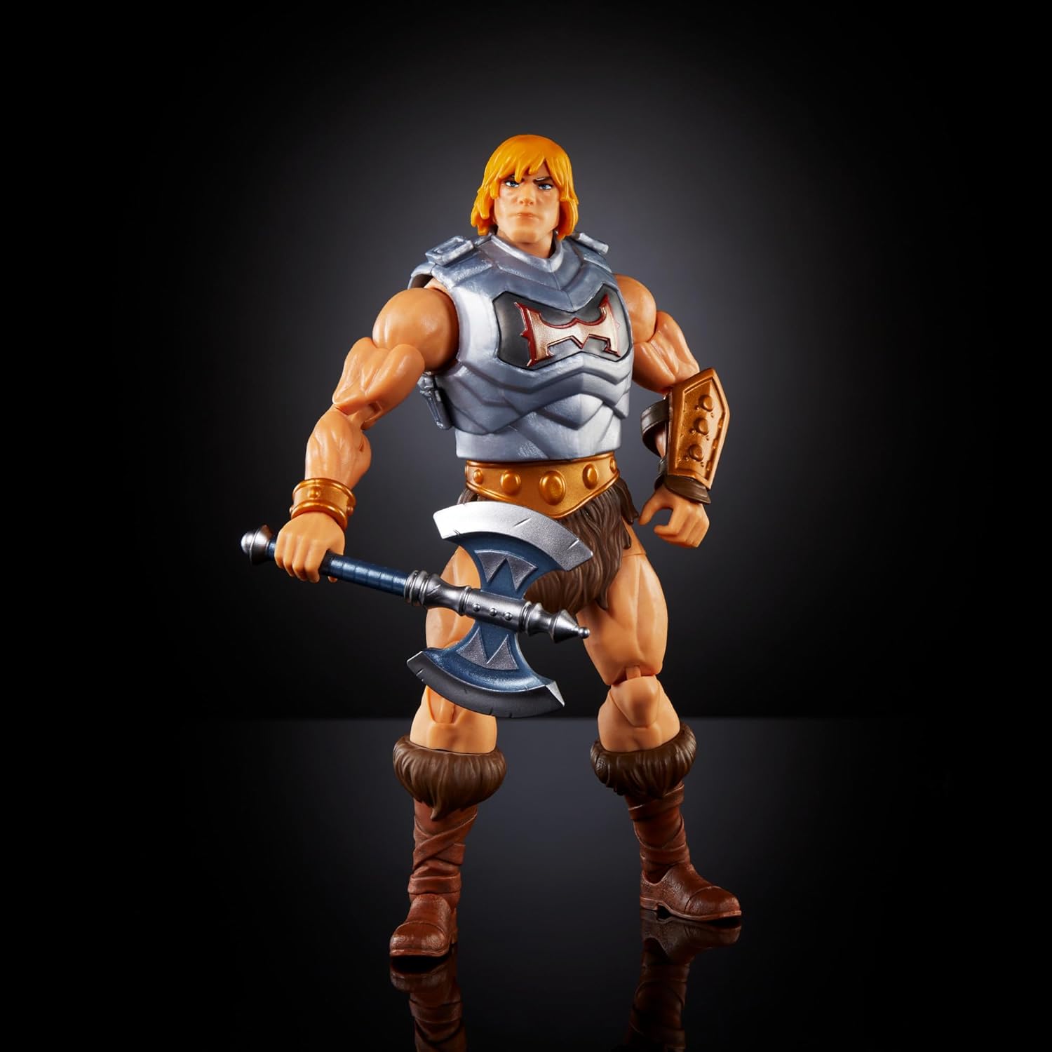 Masters of the Universe Revolution Masterverse – Figura de acción He-Man con armadura de batalla extraíble, coleccionable de lujo con 30