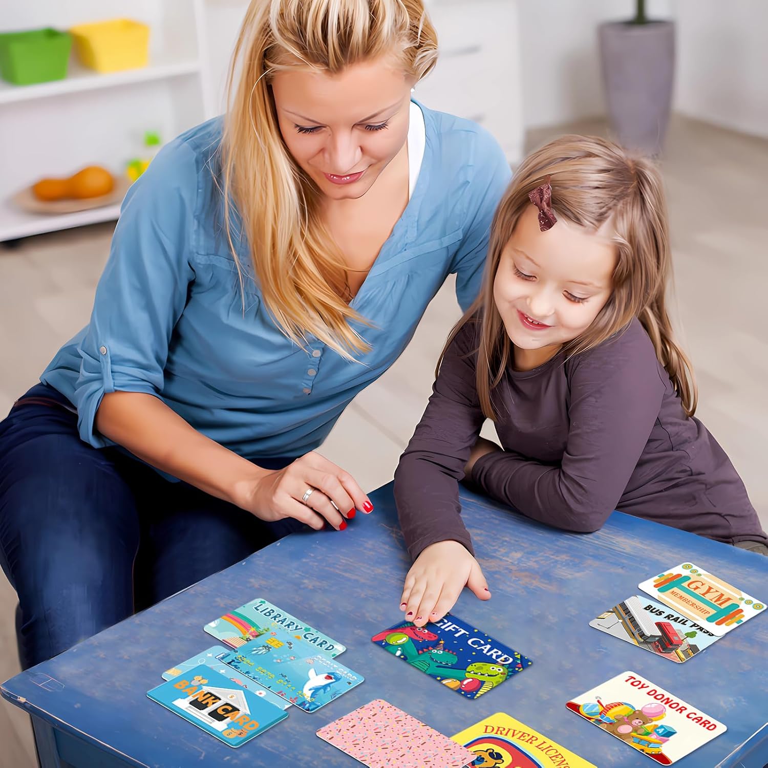 10 tarjetas de crédito falsas para niños, tarjetas de crédito, tarjetas de crédito realistas para juegos de débito para niñas y niños